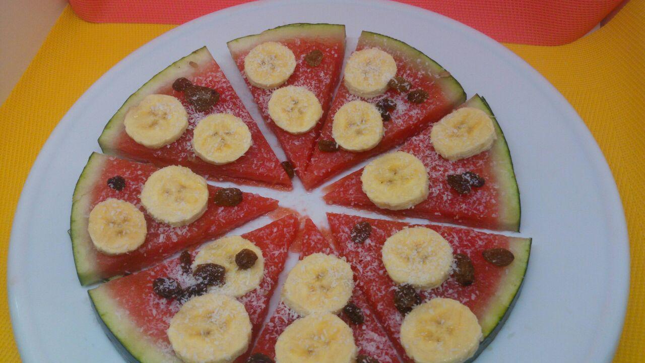 pizza de frutas