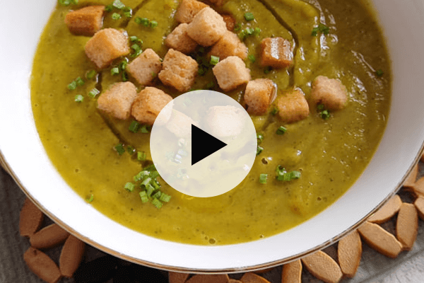 Crema de Calabacín y Boniato: suave, reconfortante y llena de color